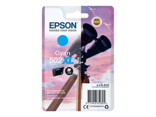 Epson Muste Syaani 502xl - Xp-5100/5105/wf-2860/2865 – Epson