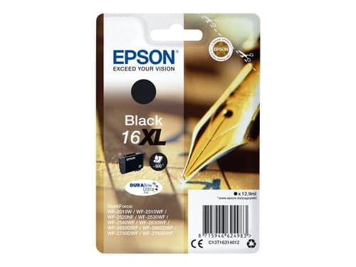 Epson Muste Musta Xl T1631 - Wf-2530wf/wf-2660dwf – Epson