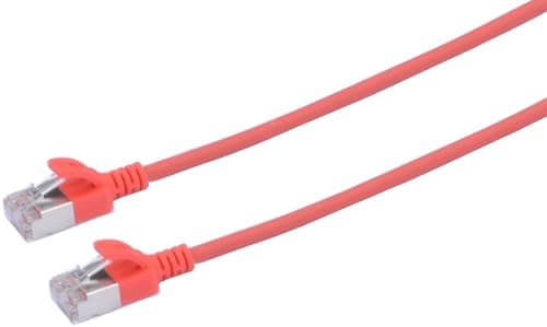 Prokord Tp-cable U/ftp Cat.6a Slim Lszh Rj45 1.0m Red Rj-45 Cat 6a 1m Punainen – Prokord