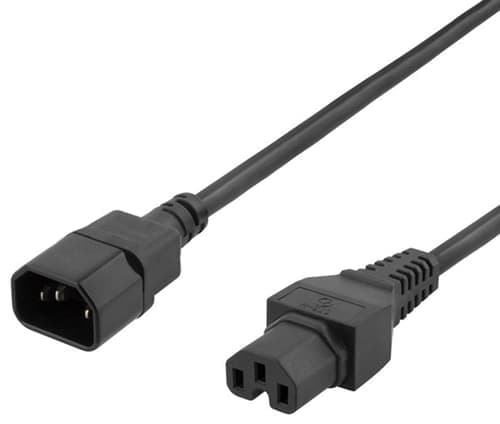 Prokord Virtajohto 0.5m C14 C15 Musta – Prokord
