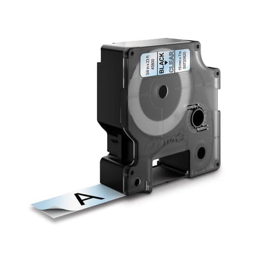 Dymo Tape D1 19mm Musta/läpinäkyvä – Dymo