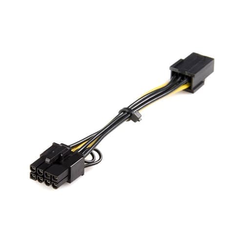 Startech Pci Express 6 Pin To 8 Pin Power Adapter Cable – Startech
