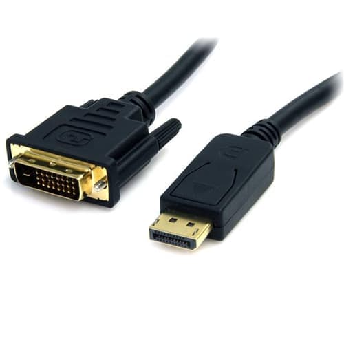 Startech 6 Ft Displayport To Dvi Cable M/m 1.8m Displayport Dvi-d Musta – Startech