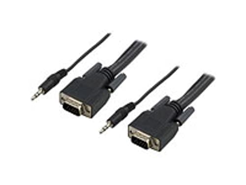 Deltaco Rgb-7e 10m Vga, 3,5mm Vga, 3,5mm Musta – Deltaco