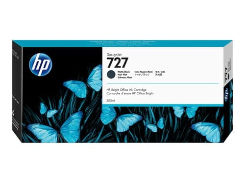 Hp Muste Matta Musta 727 300ml - Dj T1530 – HP