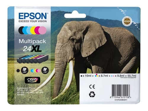 Epson Muste Monipakkaus Kuva 24xl 6-color – Epson