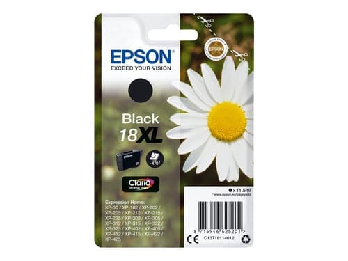 Epson Muste Musta 18xl 11,5ml - Xp-302 – Epson