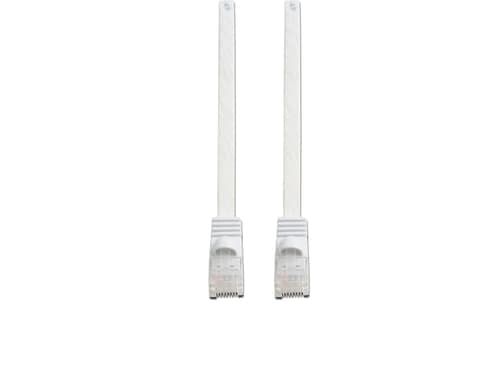 Prokord Utp Cat.6 Unshielded Rj45 Lszh 2m White Flat Rj-45 Cat 6 2m Valkoinen – Prokord