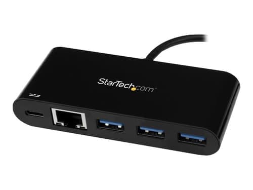 Startech Usb-c To Ethernet Adapter With 3-port Usb 3.0 Hub – Startech