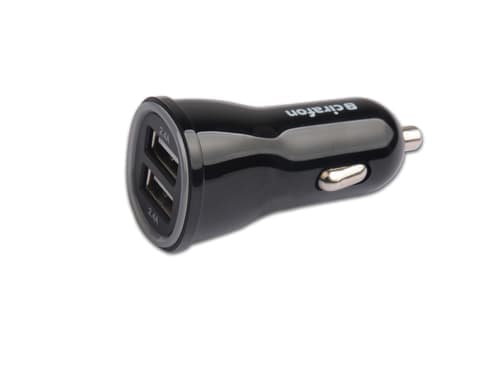 Cirafon Usb-autolaturi, Jossa On Kaksi Usb-porttia 2xusb 4.8a Musta – Cirafon