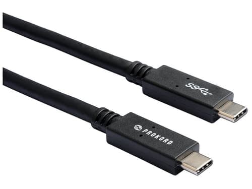 Prokord Usb-c Kaapeli Usb Certified 60w 2m Usb-c Usb-c Musta – Prokord