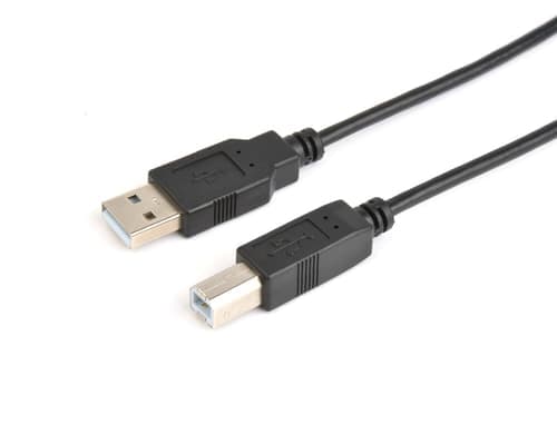 Prokord Usb-cable Lszh 1m Usb-a Usb-b Musta – Prokord