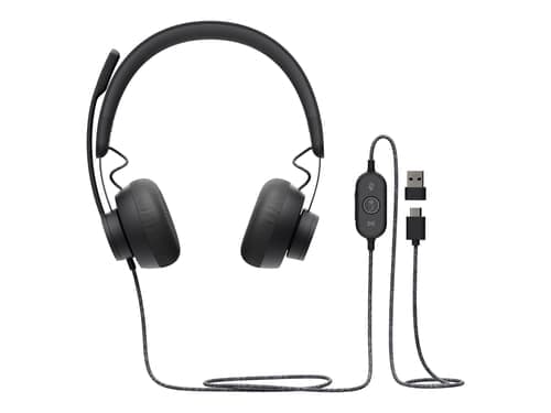 Logitech Zone Wired Stereo Usb-c Uc Grafiitti – Logitech