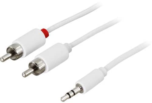 Deltaco Äänikaapeli 3m 3,5mm Rca – Deltaco
