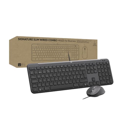 Logitech Mk620 Signature Slim Combo Langallinen Pohjoismainen – Logitech