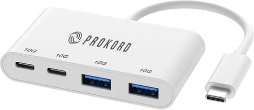 Prokord Usb-c & Usb-a 4-port Hub - 10gbps, Usb 3.2 Gen 2 – Prokord