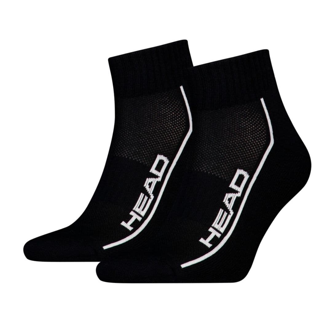 Head Performance Quarter Socks 2-Pack Black – Head