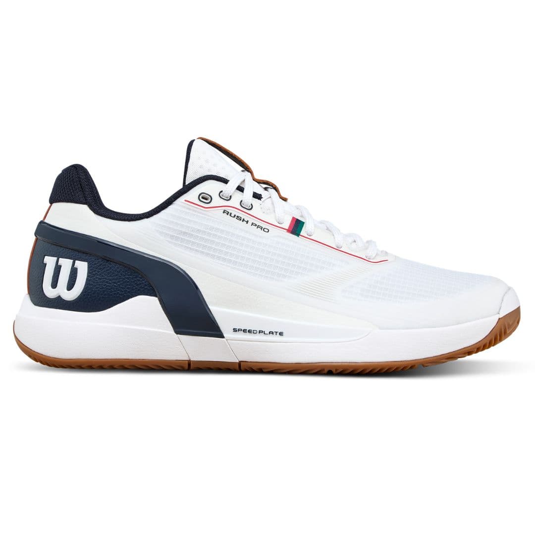 Wilson Rush Pro 5 Clay CLC White/Navy Blazer – Wilson