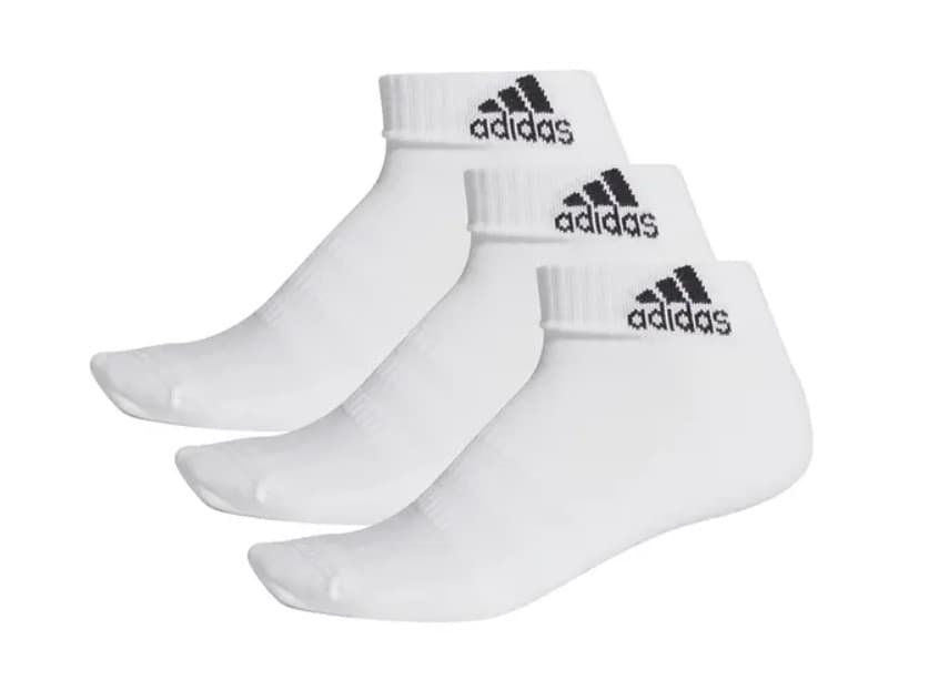 Adidas Cush Ankle Socks 3-pack White – Adidas