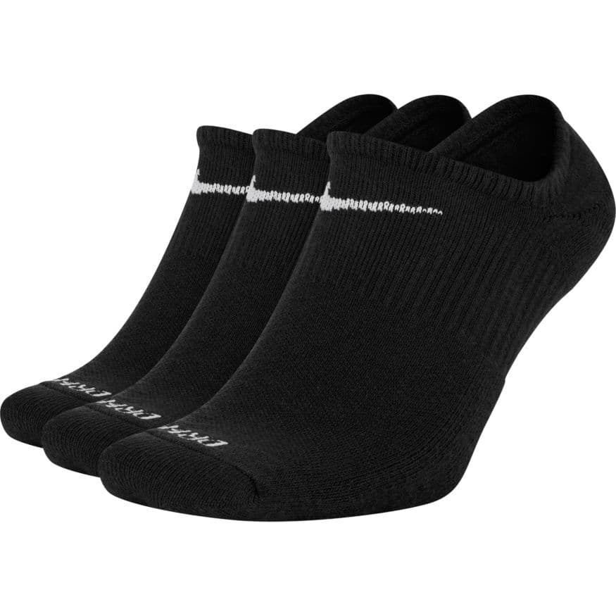 Nike Everyday Plus Ankle Socks 3-pack Black/White – Nike