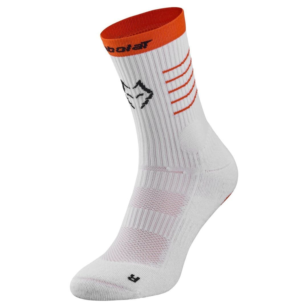 Babolat Mid-Calf Socks Lebrón White/Orange – Babolat