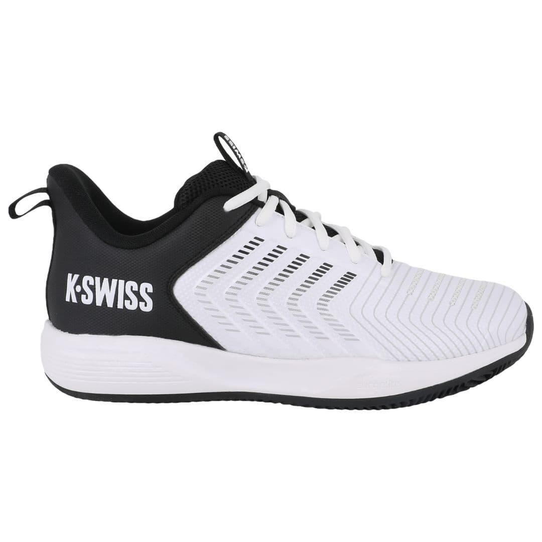 K-Swiss Ultrashot Light Clay White/Black – K-Swiss