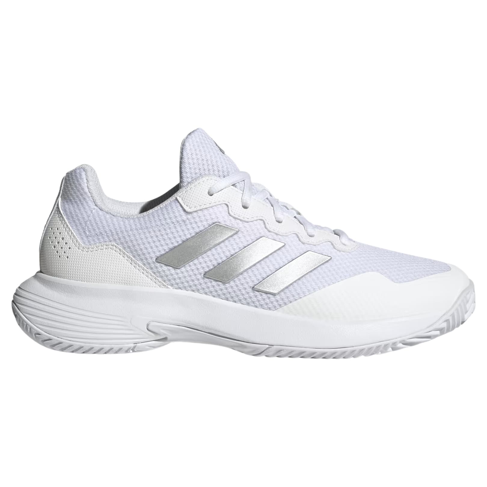 Adidas GameCourt 2 Women Cloud White/Silver Metallic – Adidas