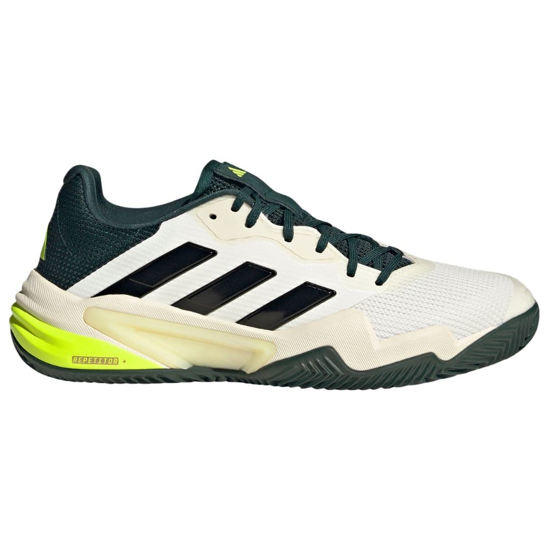 Adidas Barricade 13 Clay Off White/Core Black/Aurora Ivy – Adidas