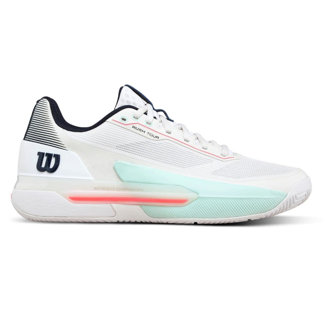 Wilson Rush Tour 5 White/Bay/Fiery Coral – Wilson