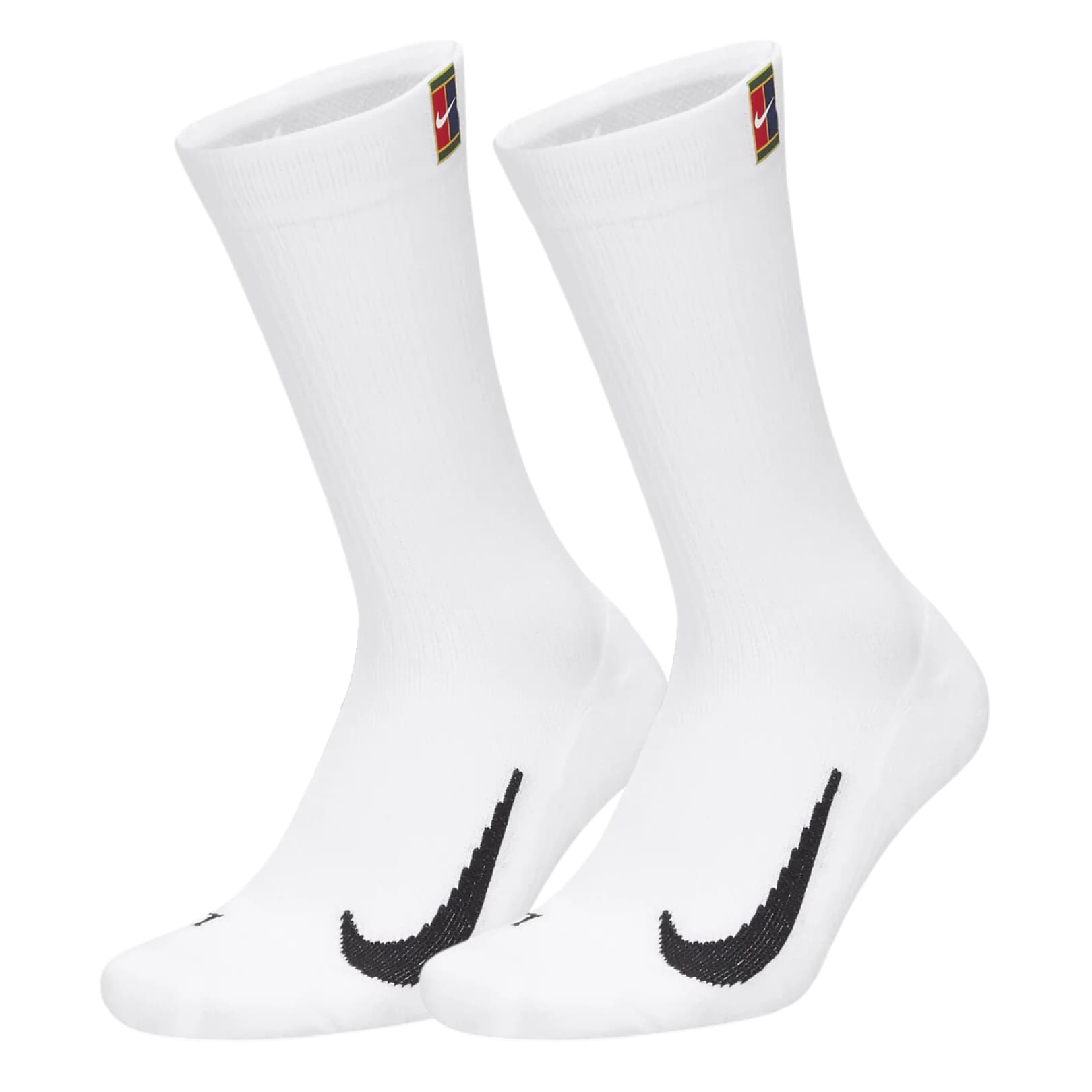 Nike Court Multiplier Cushioned Crew Socks 2-Pack White – Nike