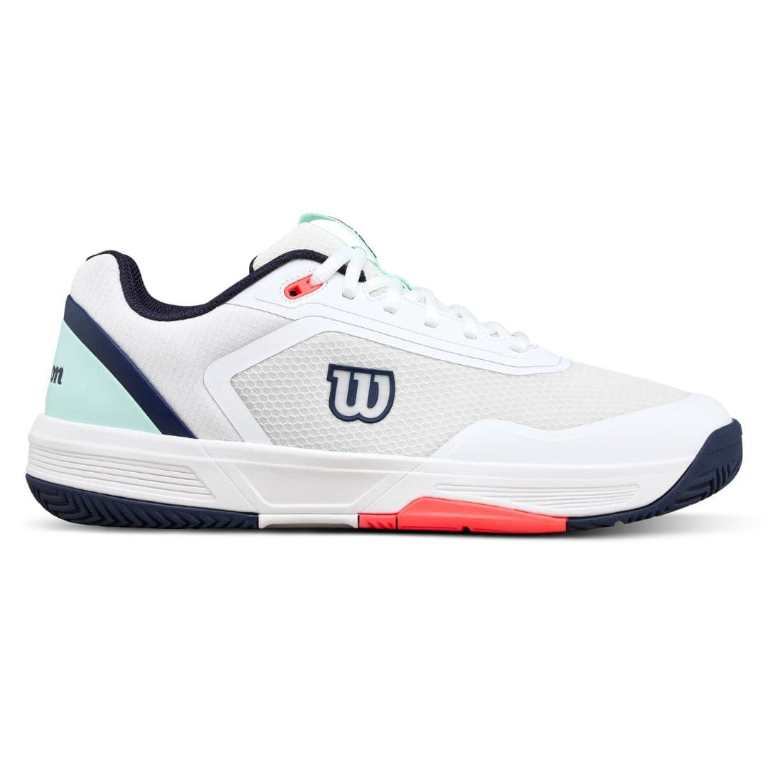 Wilson Courtglide White/Bay/Fiery Coral – Wilson