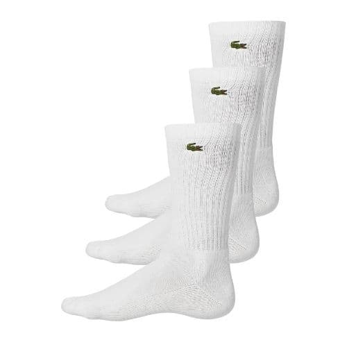 Lacoste Sport High-Cut Sukat 3-Pack White – Lacoste