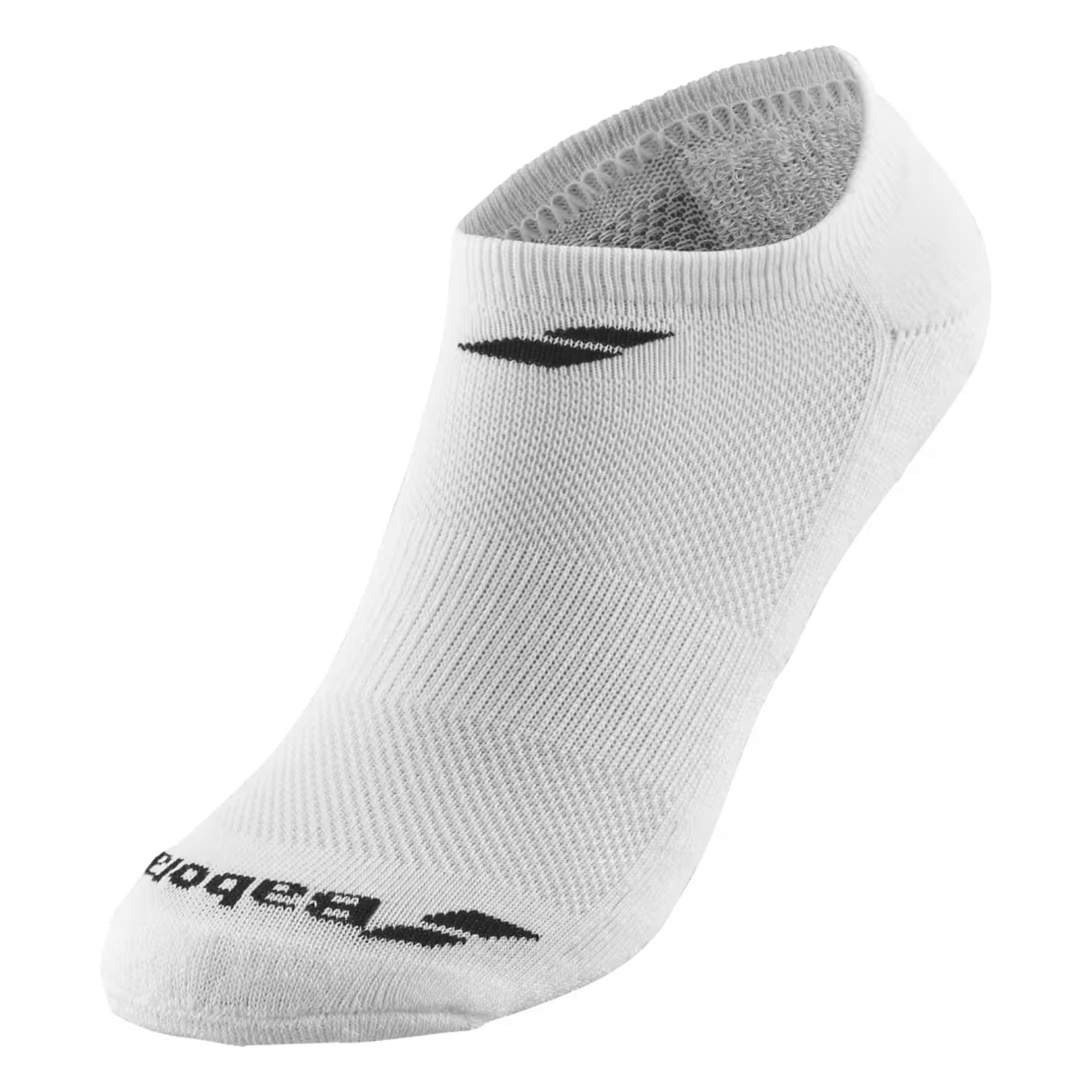 Babolat Invisible Socks 3-Pack White/White – Babolat