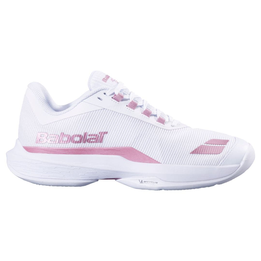 Babolat Jet Tere 2 Clay Women White/Golden Pink – Babolat