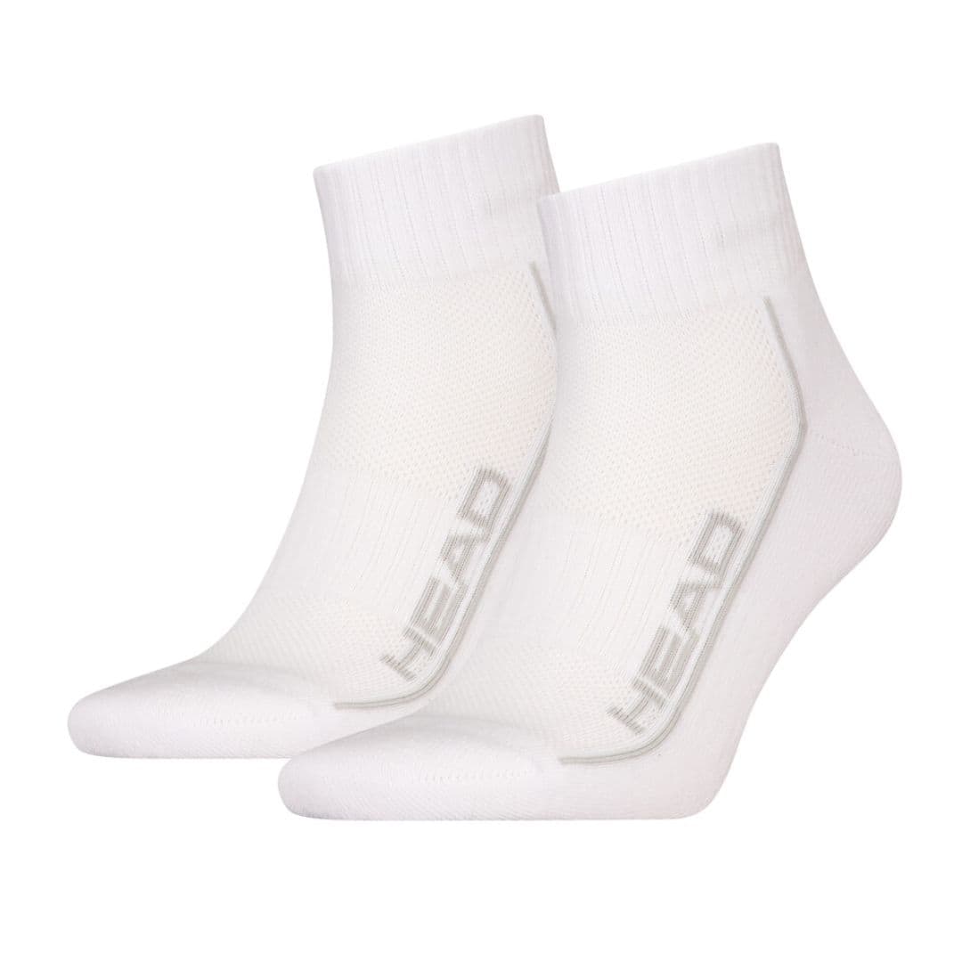 Head Performance Quarter Socks 2-Pack White – Head