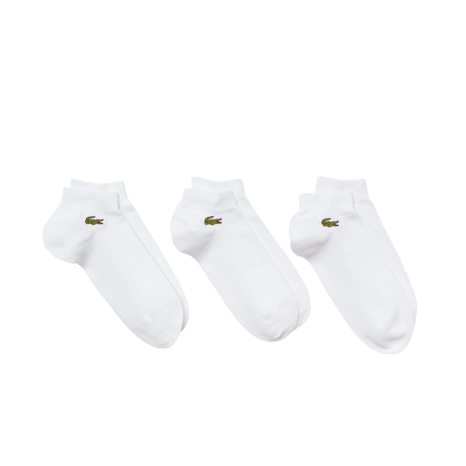 Lacoste Sport Low-Cut Socks 3-Pack Valkoinen – Lacoste
