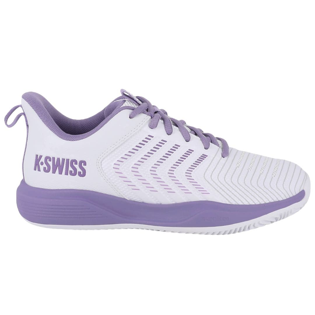 K-Swiss Ultrashot Light Clay Women White/Purple Haze – K-Swiss