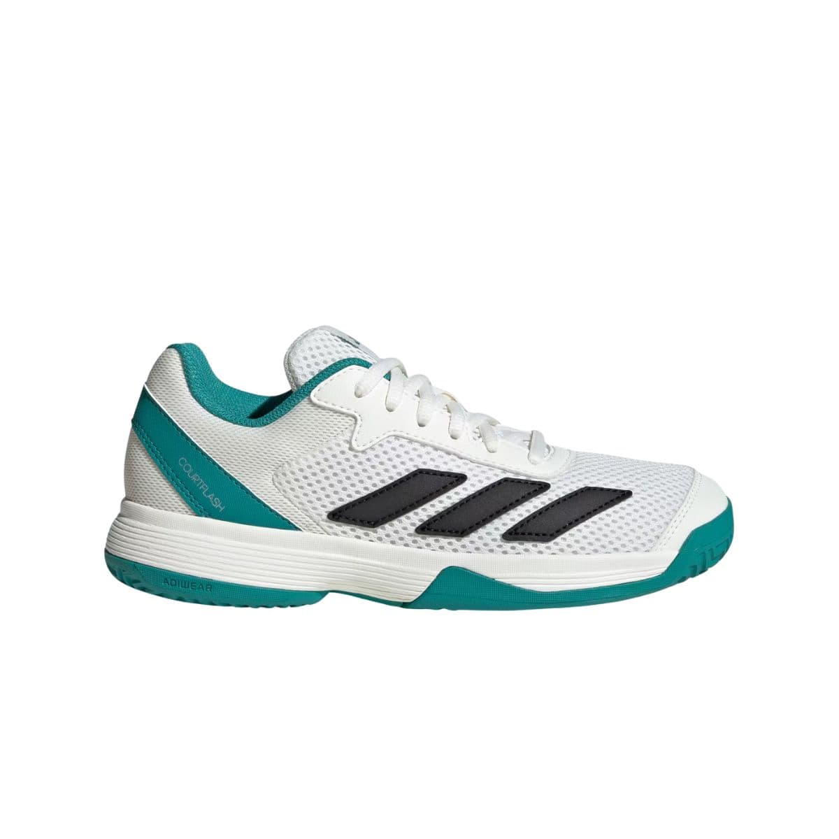 Adidas Courtflash Kids Clud White/Pure Teal – Adidas