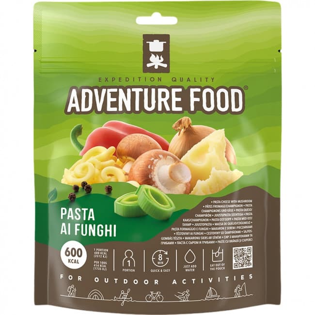 Adventure Food Pasta ai Funghi, pakastekuivattu ruoka – Adventure Food
