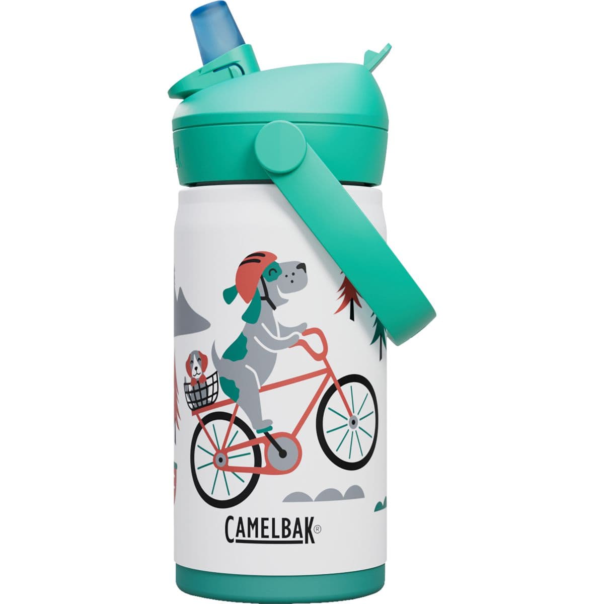Camelbak Thrive Flip Straw Kids VSS 400ml, juomapullo, lapset, pyöräilykoirat – Camelbak