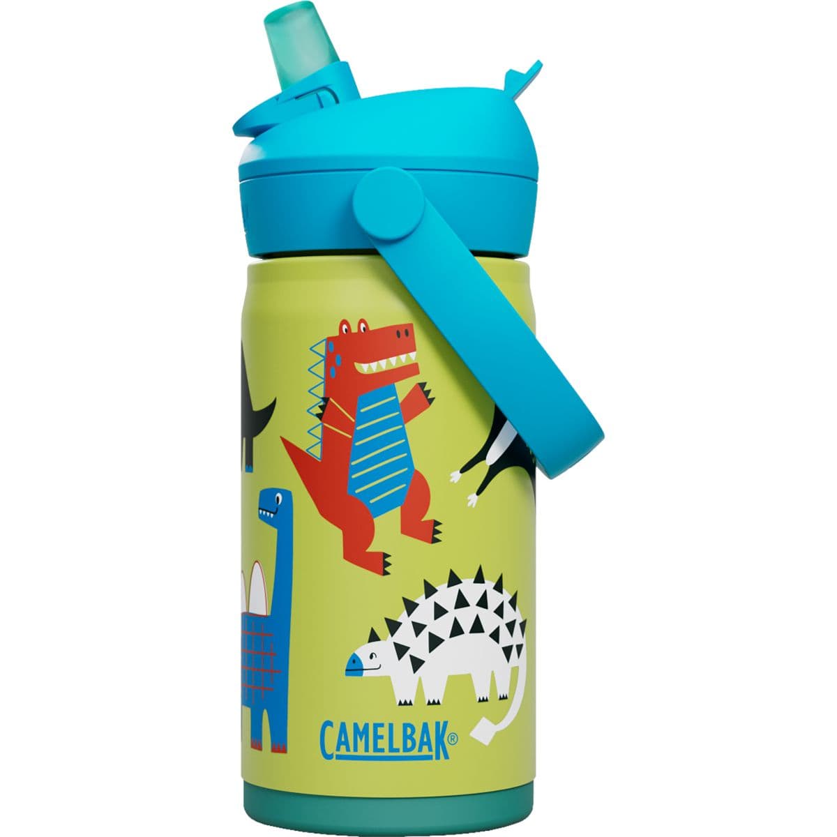 Camelbak Thrive Flip Straw Kids VSS 400ml, lasten juomapullo, dinosaurusjuhla – Camelbak
