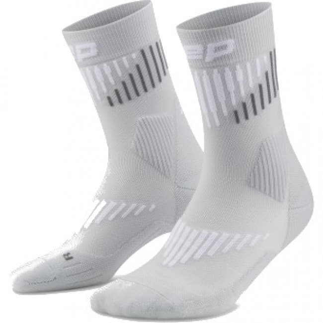 CEP Core Run Merino Socks Mid Cut 3.0, juoksuasusukat, miesten, harmaa – CEP
