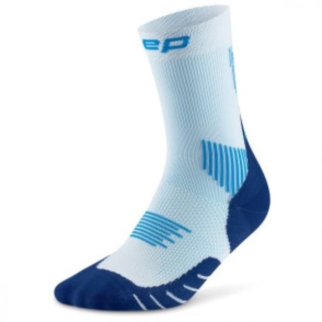 CEP Core Run Socks Mid Cut 5.0, juoksusukat, nainen, vaaleansininen – CEP