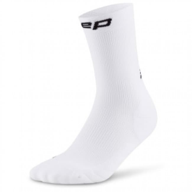 CEP Core Run Socks Mid Cut 5.0, juoksusukat, nainen, valkoinen – CEP
