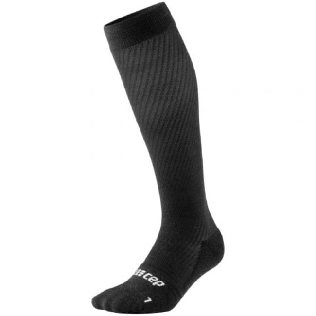 CEP Flight Socks Tall, juoksusukat, mies, musta – CEP