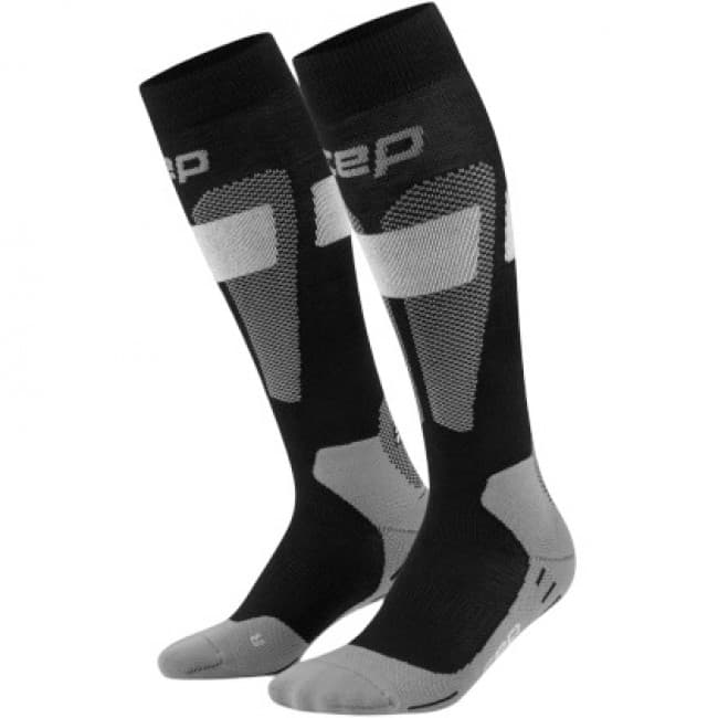 CEP Ski Merino Socks Tall 3.0, laskettelusukat, miesten, harmaa – CEP