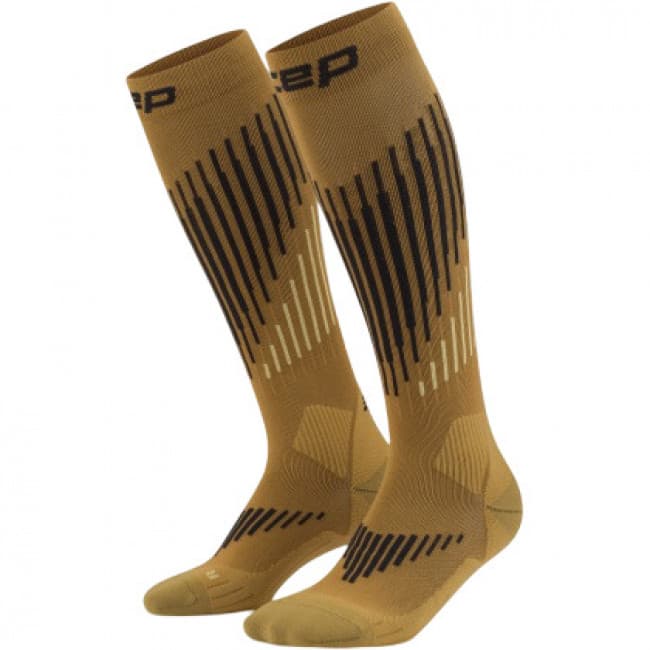 CEP Ski Touring Merino Socks Tall 3.0, laskettelusukat, miesten, ruskea – CEP