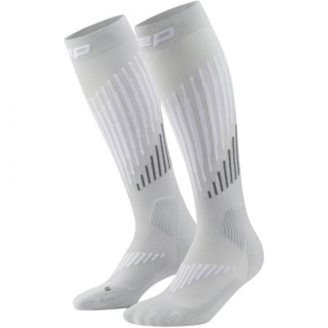 CEP Ski Touring Merino Socks Tall 3.0, laskettelusukat, miesten, vaaleanharmaa – CEP