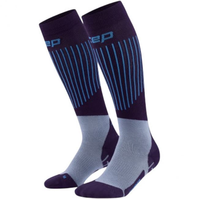 CEP Ski Ultralight Socks Tall 3.0, laskettelusukat, miesten, liila/sininen – CEP
