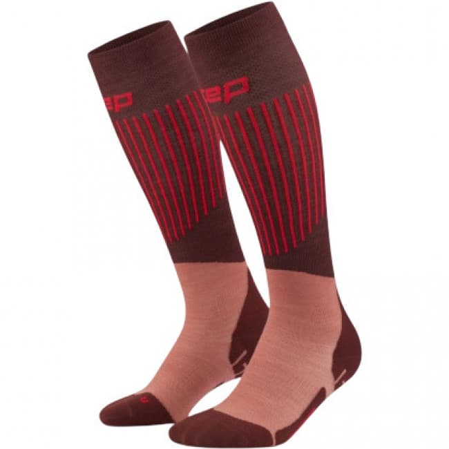 CEP Ski Ultralight Socks Tall 3.0, laskettelusukat, miesten, ruskea – CEP